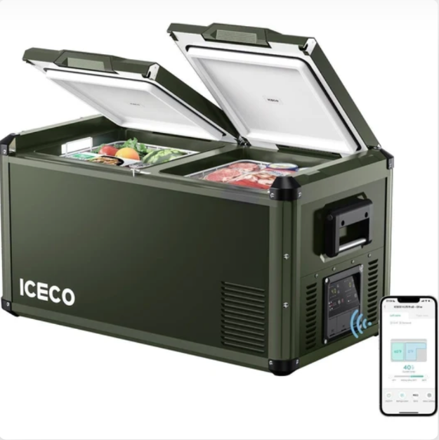 foo_rin　箱付き ICECO VL75ProD 75L Dual Zone 12V Fridge Freezer | Overland 4x4